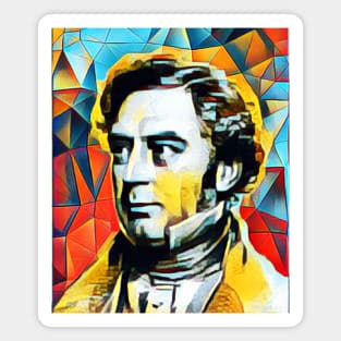 Robert Stephenson Abstract Portrait | Robert Stephenson Artwork 2 Magnet